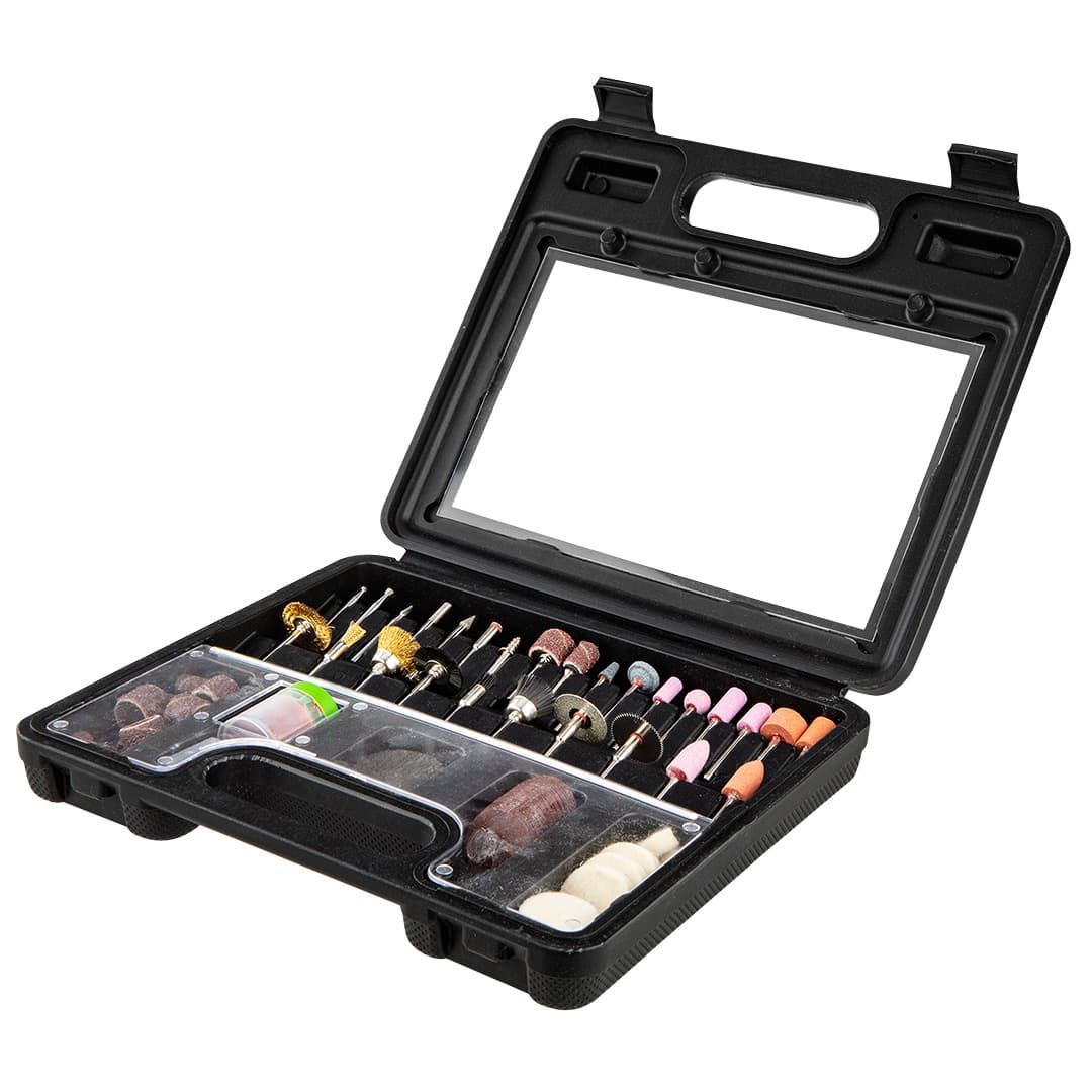 GRAPHITE Set pribora za mini brusilko, 100 kos.