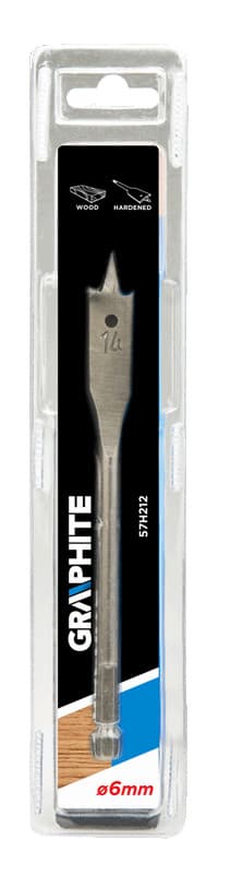GRAPHITE lopatičasto svedro za les, 6 x 152 mm 2