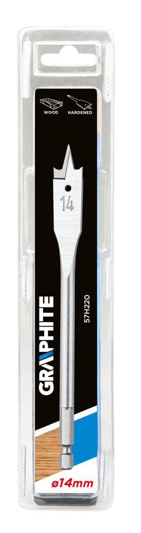 GRAPHITE lopatično svedro za les, 14 x 152 mm 3