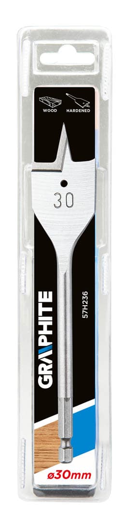 GRAPHITE lopatično svedro za les, 30 x 152 mm 3