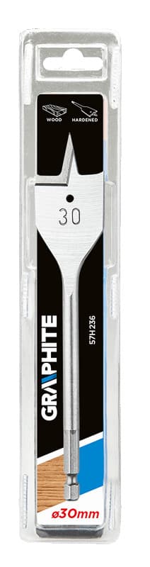 GRAPHITE lopatično svedro za les, 30 x 152 mm 2