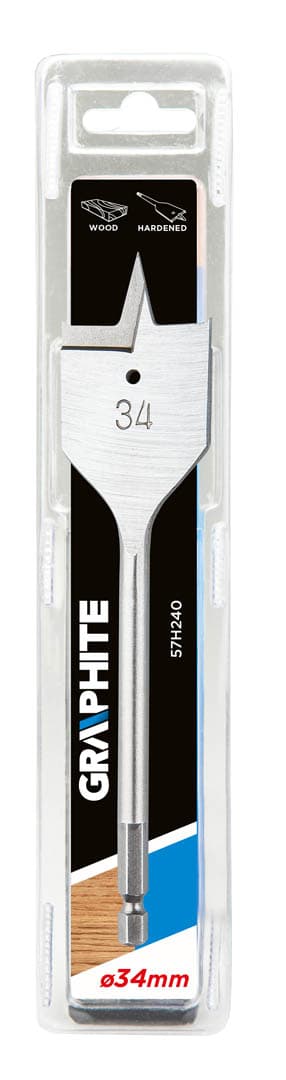 GRAPHITE lopatično svedro za les, 34 x 152 mm 3