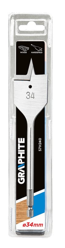 GRAPHITE lopatično svedro za les, 34 x 152 mm 2