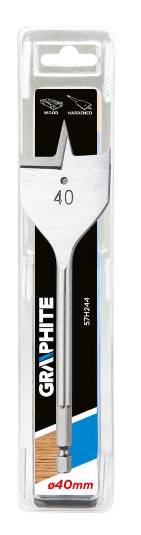 GRAPHITE lopatično svedro za les 40 x 152 mm 3