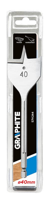 GRAPHITE lopatično svedro za les 40 x 152 mm 2