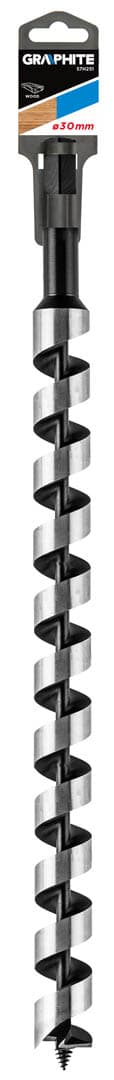 GRAPHITE Spiralni vrtalnik za les, 30 x 460 mm 3