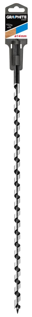 GRAPHITE Spiralno svedro za les 14 x 400 mm 3