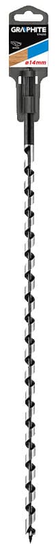 GRAPHITE Spiralno svedro za les 14 x 400 mm 2