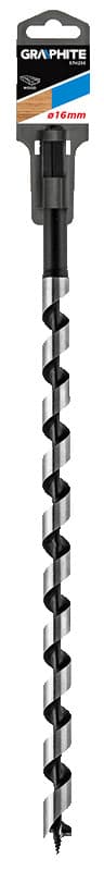 GRAPHITE Spiralno svedro za les 16 x 400 mm 2