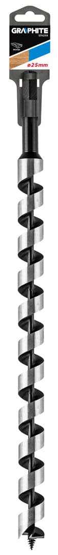 GRAPHITE Spiralni vrtalnik za les, 25 x 460 mm 3