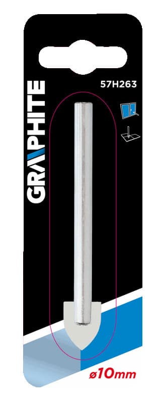 Sveder za steklo/ploščice GRAPHITE 10 mm 2