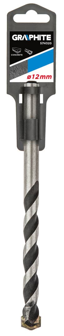 GRAPHITE sveder za beton 12 x 150 mm, metuljasta konica 3