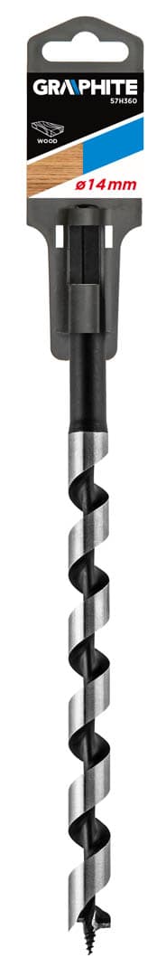 GRAPHITE Spiralno vrtalnik za les, 14 x 250 mm 3