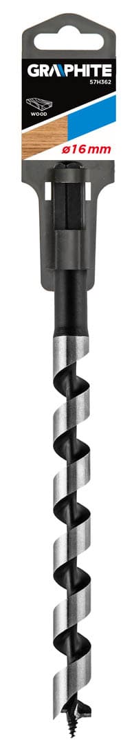 GRAPHITE Spiralno vrtalnik za les, 16 x 250 mm 3
