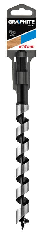 GRAPHITE Spiralno sveder za les, 18 x 250 mm 2