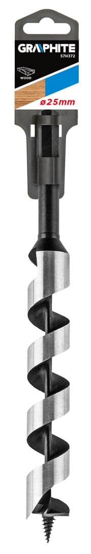 GRAPHITE Spiralno sveder za les, 25 x 250 mm 3