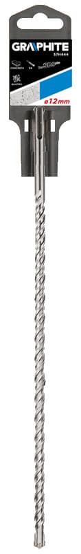 GRAPHITE Sveder za beton SDS Plus, 12x310 mm, Quatro 2