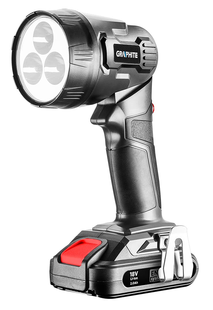 Akumulatorska svetilka GRAPHITE Energy+ 18V, Li-Ion, LED 6