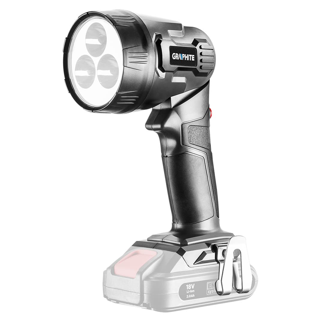 Akumulatorska svetilka GRAPHITE Energy+ 18V, Li-Ion, LED