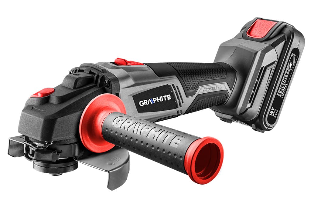 GRAPHITE Akumulatorska kotna brusilka Energy+ 18V (brez baterije) 5