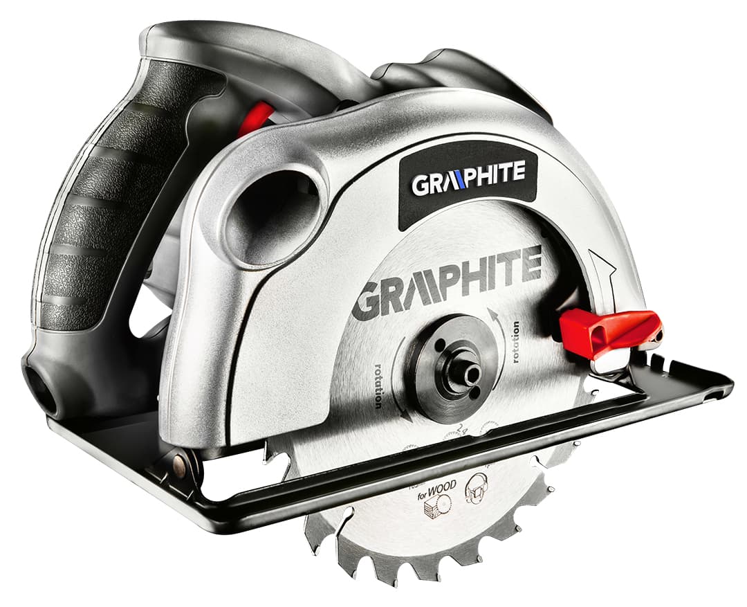 Krožna žaga GRAPHITE 1200W, 185 mm