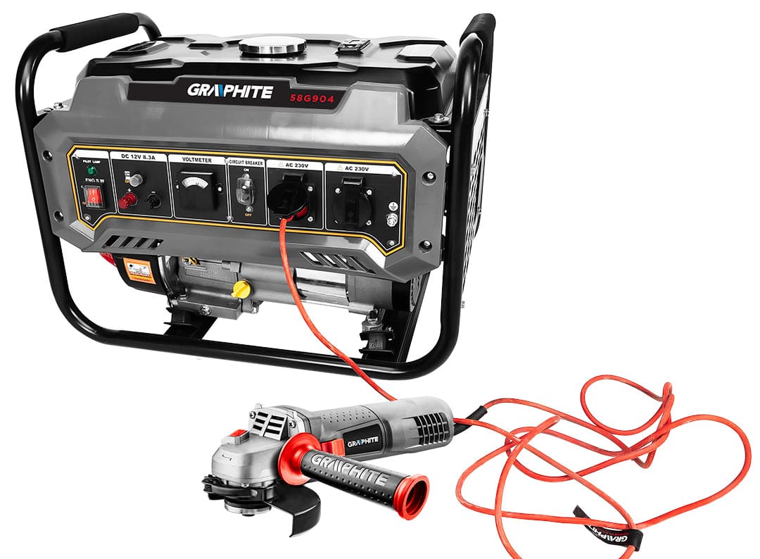 Generator GRAPHITE 2000-2200W, bencinski, AVR 3