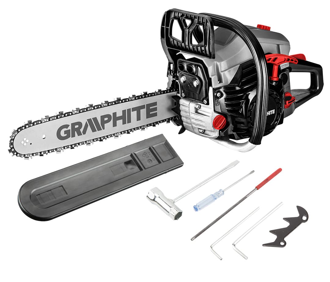GRAPHITE bencinska motorna žaga, 2kW (2.7KM), 40cm 8