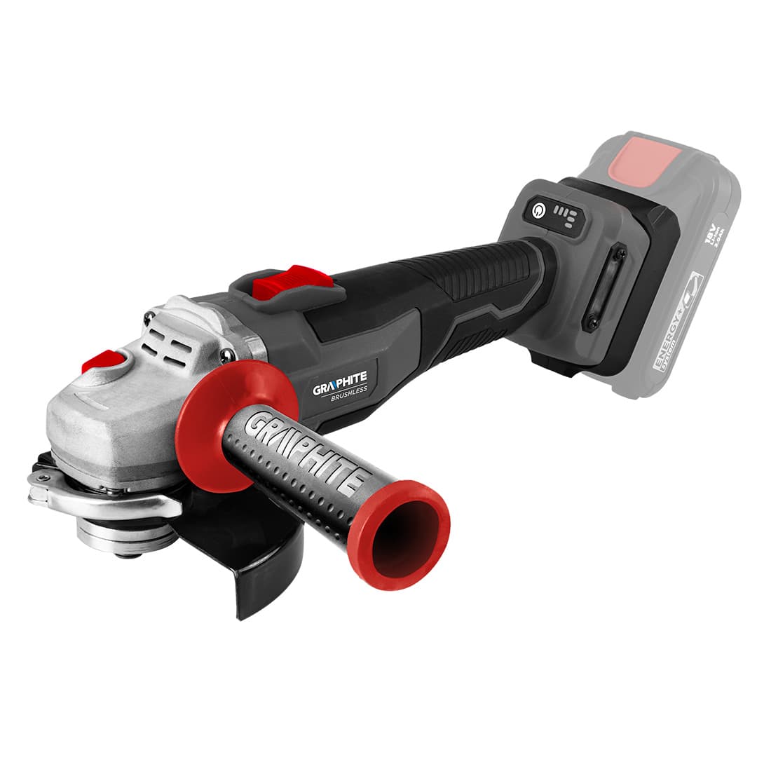 GRAPHITE Akumulatorska kotna brusilka Energy+ 18V, 125mm