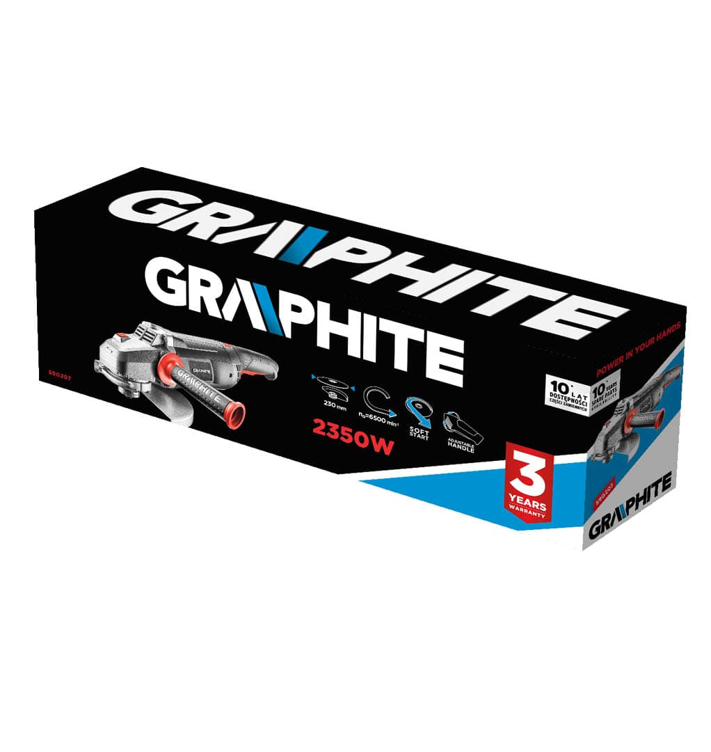 GRAPHITE Kotna brusilka 2350W, 230 mm 4