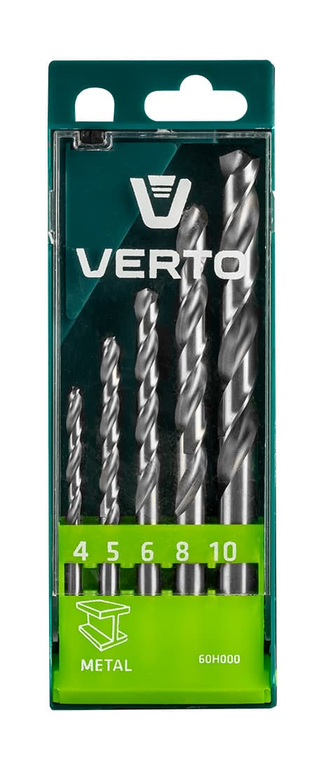 VERTO HSS-G svedri za kovino, set 5 kosov 4