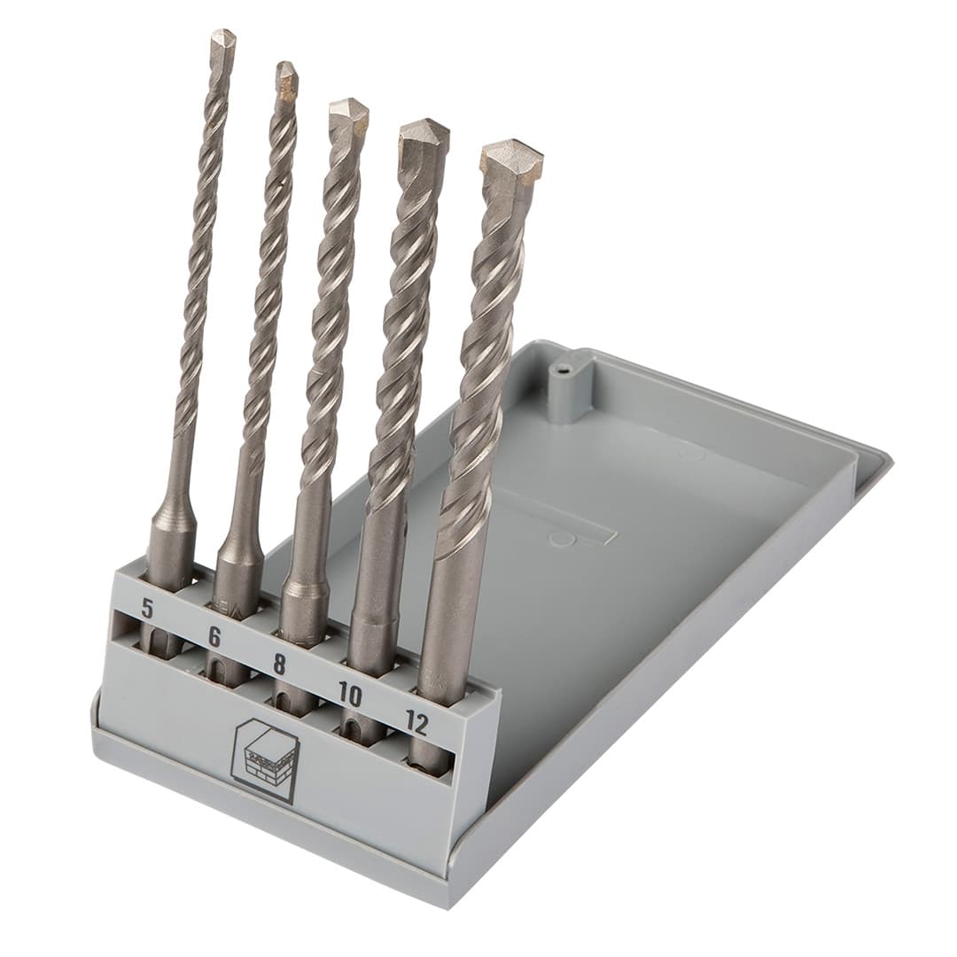 Top Tools svedri za beton SDS Plus, komplet 5 kos. (5-12 mm)