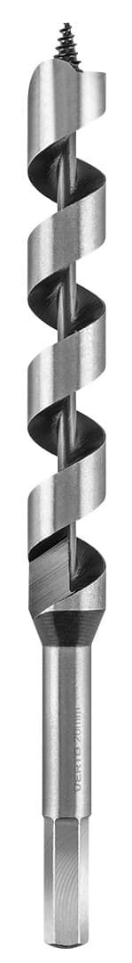 VERTO komplet 6 spiralnih svedrov za les 230mm 2