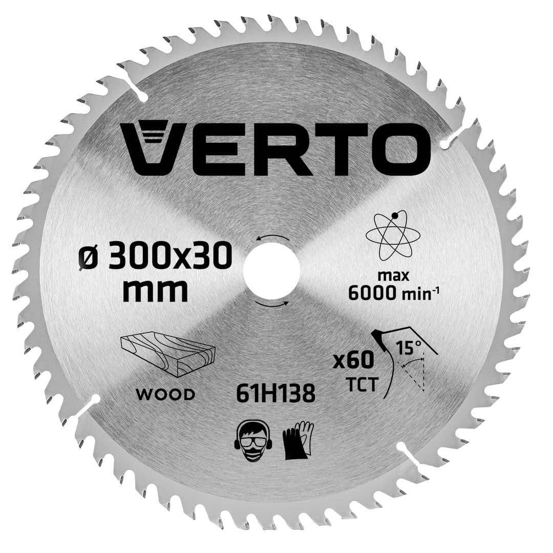 VERTO Krožna list žage 300 x 30 mm, 60 zob