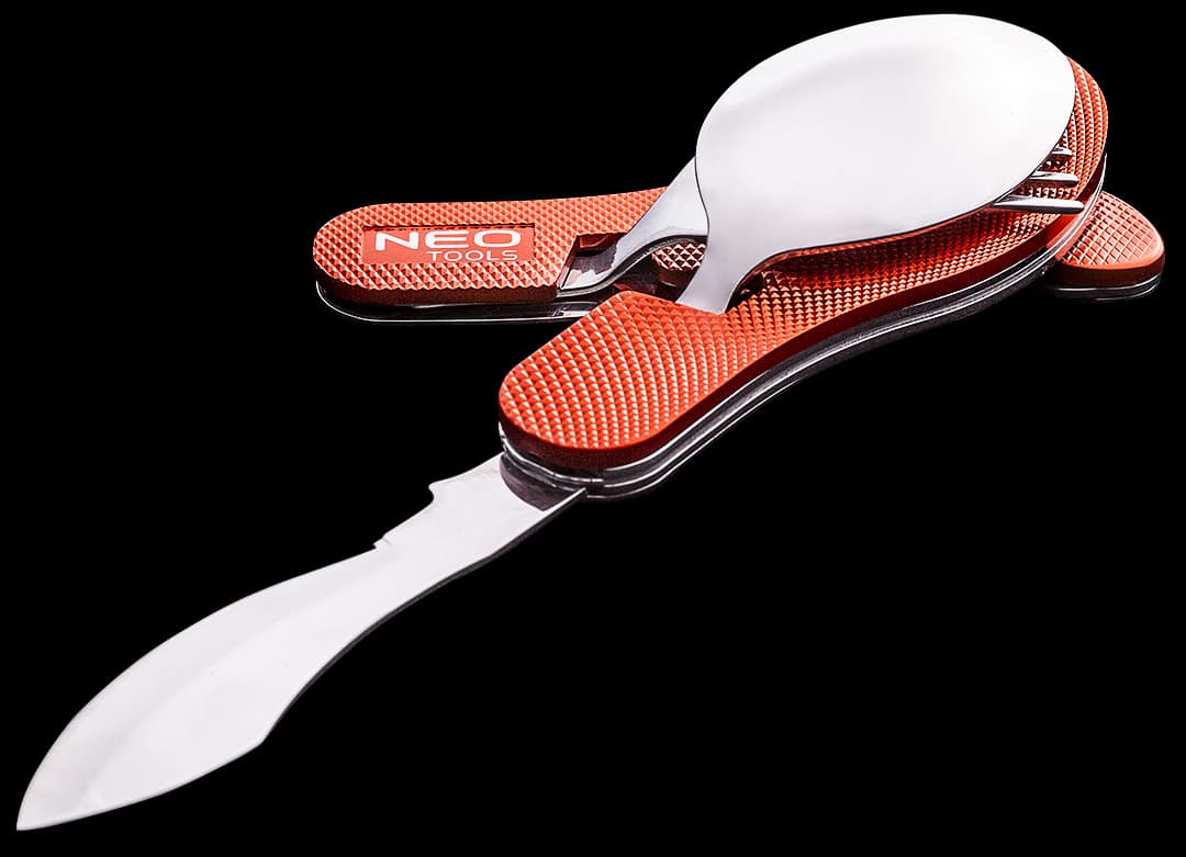 Večnamenski žepni nož NEO TOOLS, oranžen 6