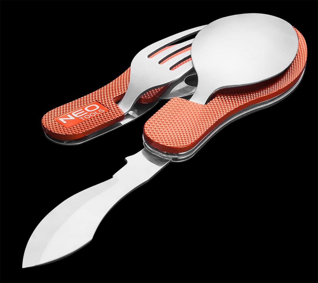 Večnamenski žepni nož NEO TOOLS, oranžen 7