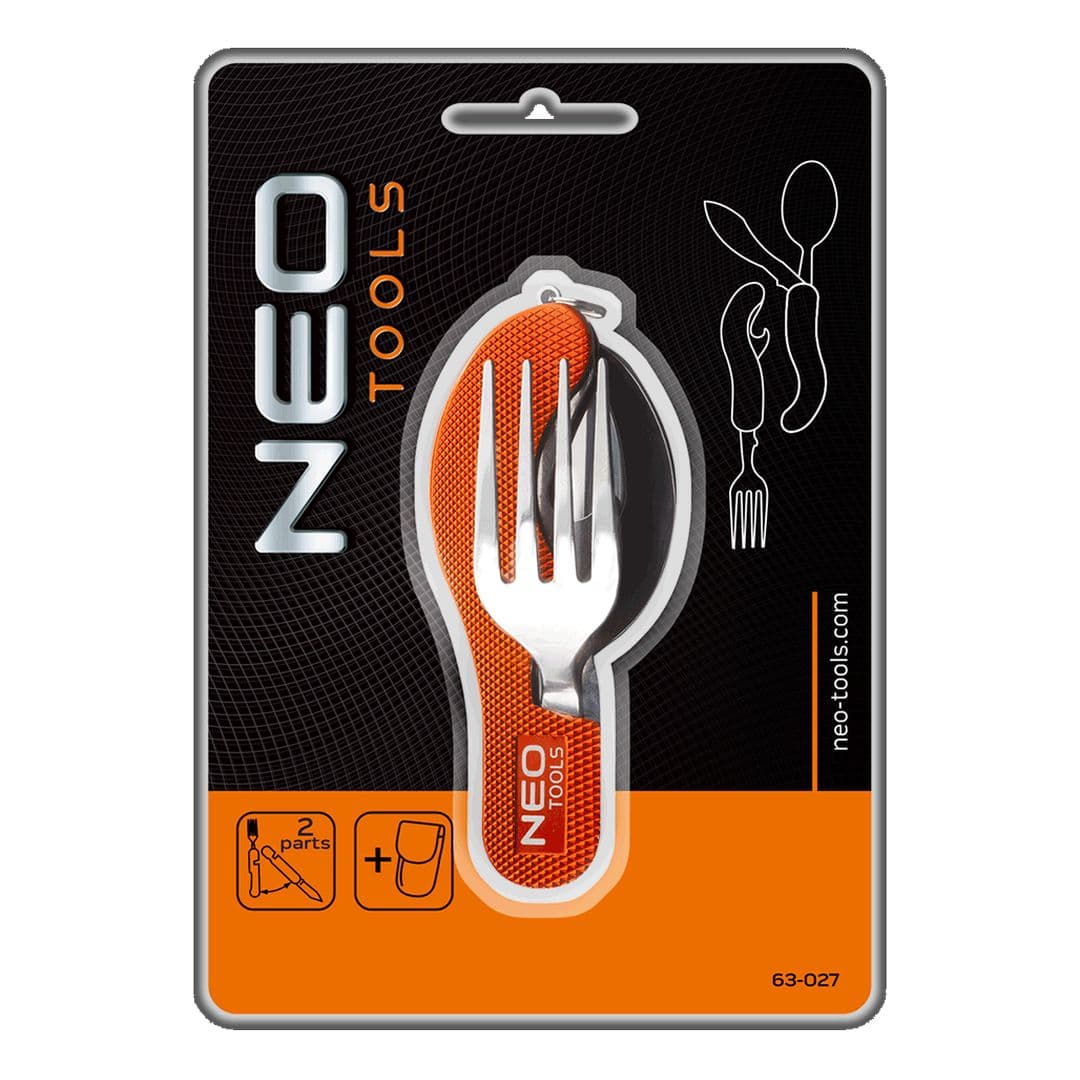 Večnamenski žepni nož NEO TOOLS, oranžen 3