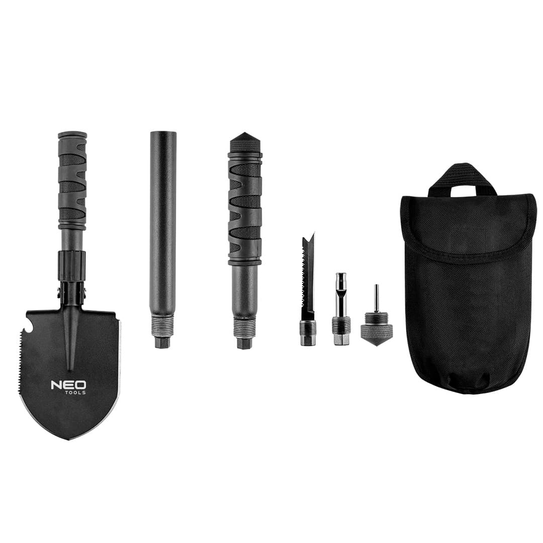 Večnamenska zložljiva lopata za preživetje 8 v 1 NEO TOOLS