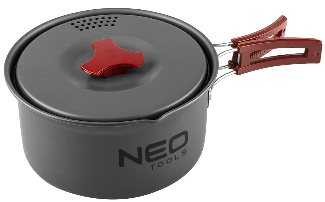 NEO TOOLS Turistična posoda 7v1 (lonc, ponev, krožnika, pripomočki) 2