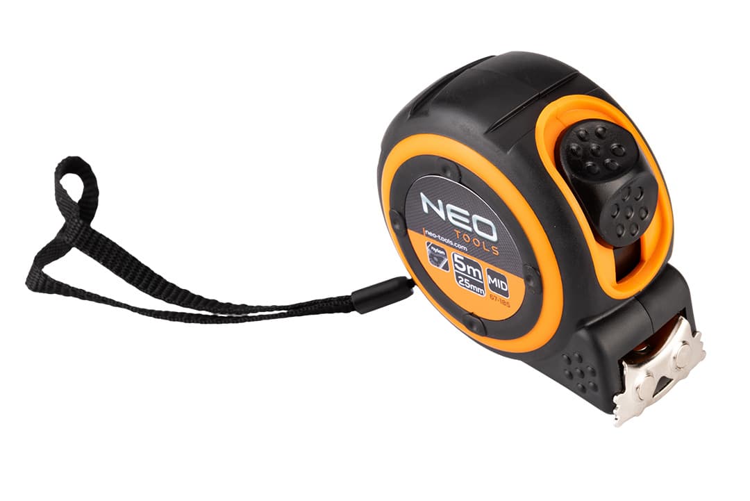 Merilni trak NEO TOOLS 5m x 25mm, jeklen, magnet 2