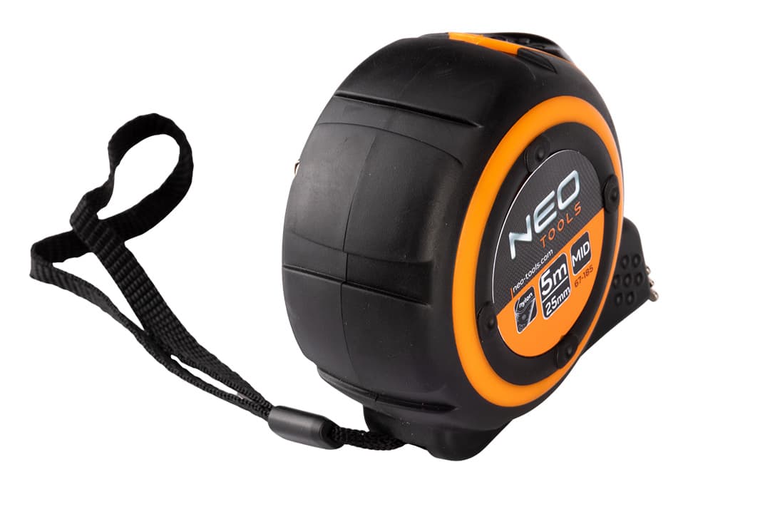 Merilni trak NEO TOOLS 5m x 25mm, jeklen, magnet 3