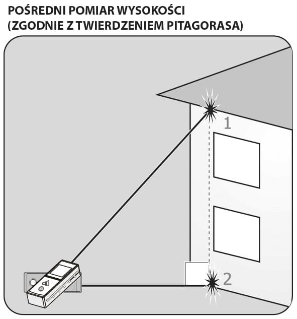 NEO TOOLS Laserski merilnik razdalje, do 40 m, barvni zaslon na dotik 7