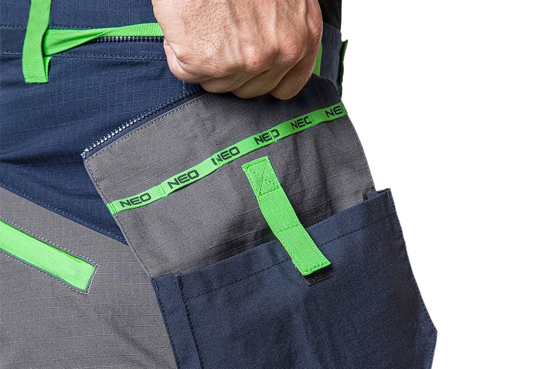 Delovne hlače NEO TOOLS PREMIUM, bombaž, ripstop, vel. XS 7
