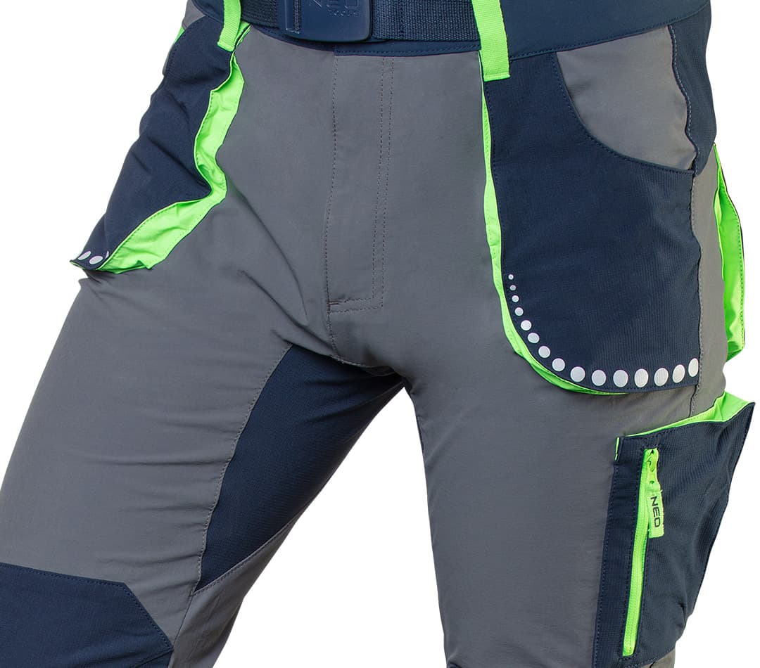 Delovne hlače NEO TOOLS PREMIUM, 4-Way Stretch, vel. XL 7