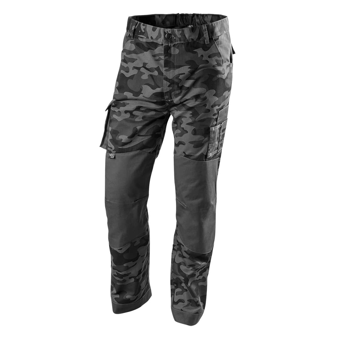 NEO TOOLS delovne hlače Camo URBAN, velikost XS