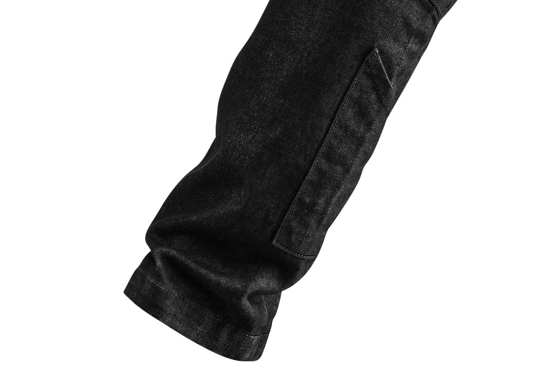 NEO TOOLS Delovne hlače DENIM, črne, velikost M 2