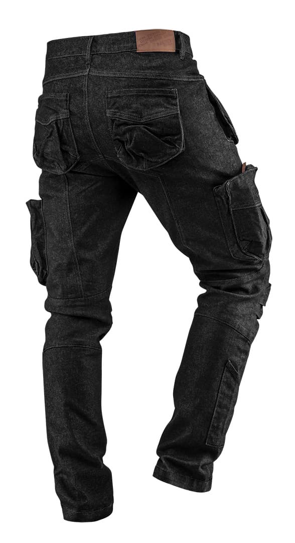 NEO TOOLS Delovne hlače DENIM, črne, velikost S 4