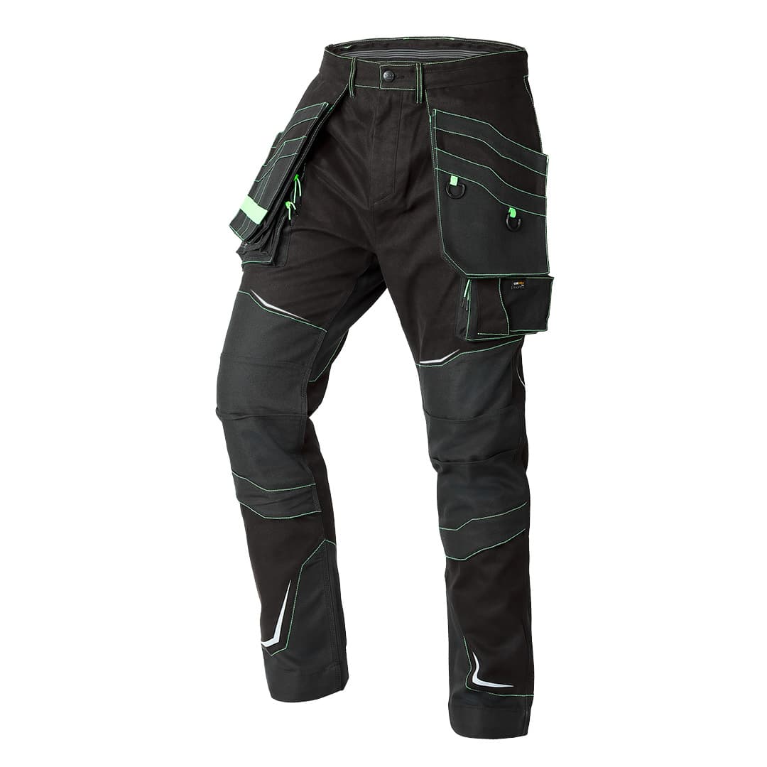 NEO TOOLS Delovne hlače Premium PRO, črne, vel. S