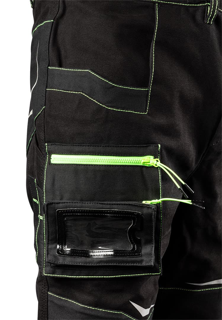 NEO TOOLS Delovne hlače Premium PRO, črne, vel. XS 6