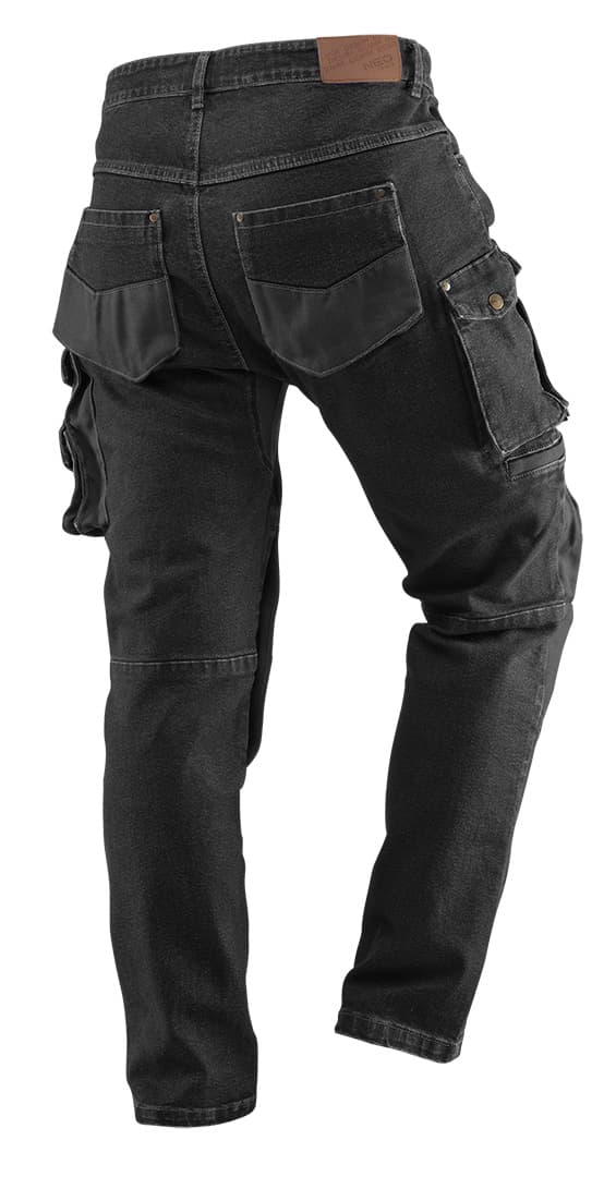 NEO TOOLS DENIM delovne hlače, črne, vel. S 4