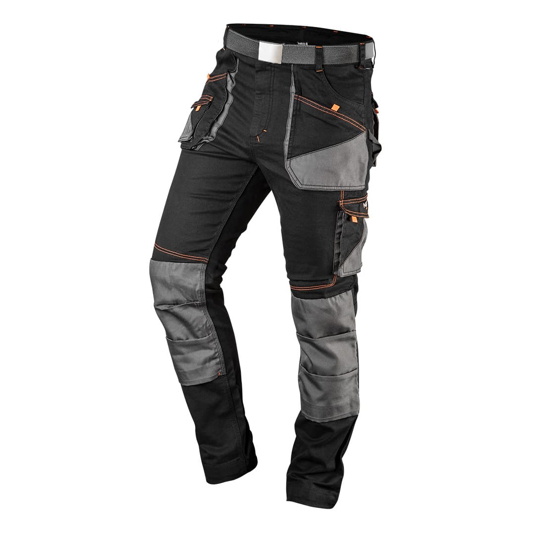 NEO TOOLS Delovne hlače HD Slim, s pasom, velikost M